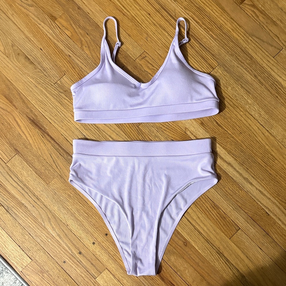 SHEIN Lavender Bikini Set